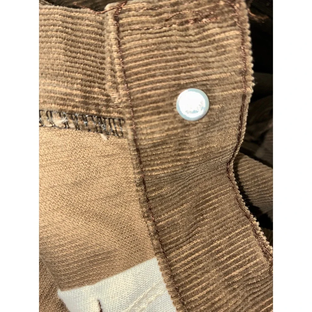 Levi's 519 Corduroy Pants Mens 34x33 Brown Vintage Slim Straight Trousers